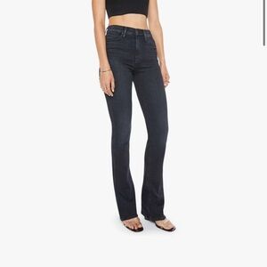 high waisted runaway black mother jeans size 28